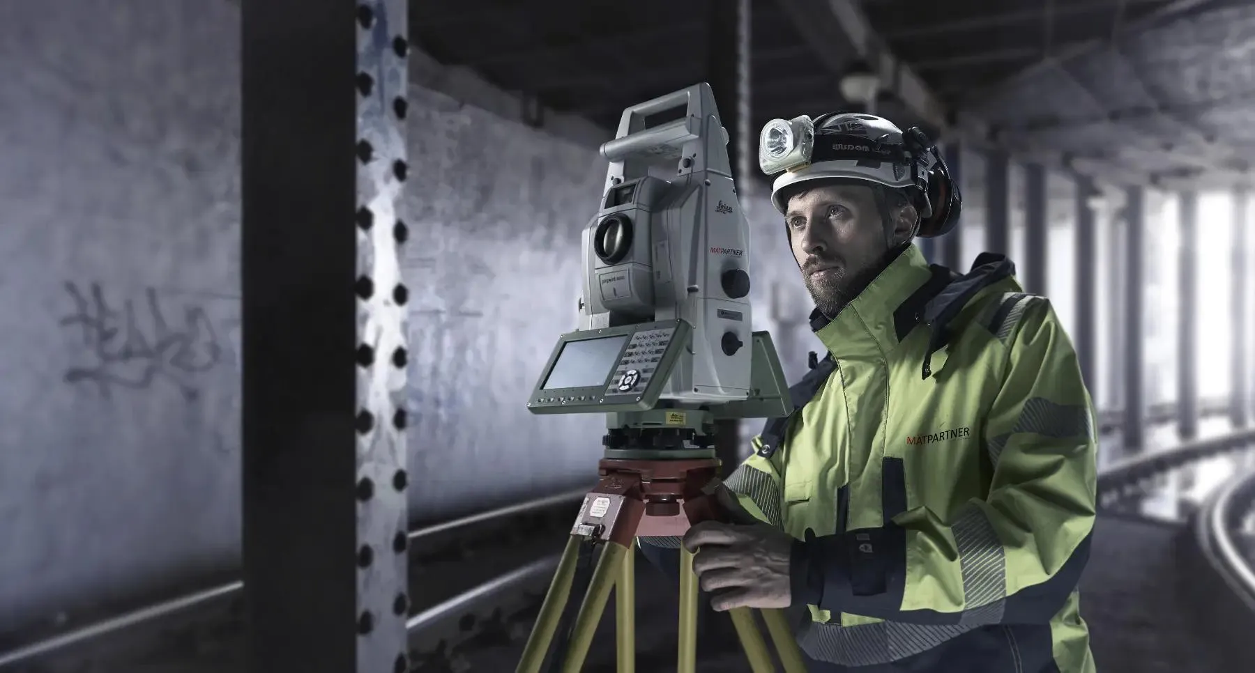 Industri- och specialmätning - Vi utför all mätning för alla typer av järnvägsprojekt.